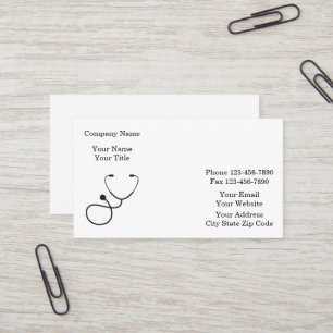 Carte De Visite Classy Medical