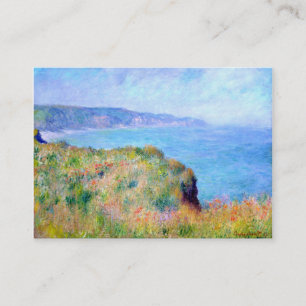 Carte De Visite Claude Monet : Falaise près de Pourville