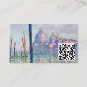 Carte De Visite Claude Monet - Grand Canal, Venise - Code QR
