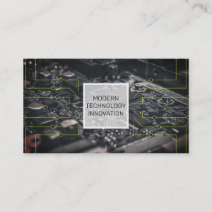 Carte De Visite Clavier   Coder   Programmeur   Circuit Board