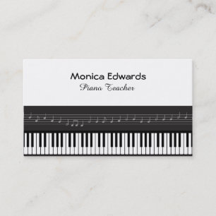 Carte De Visite Clavier pour piano