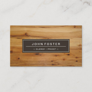 Carte De Visite Clergé / Prêtre - Frontière Grain
