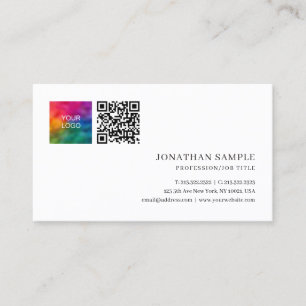 Carte De Visite Client moderne Élégant minimal Modèle simple