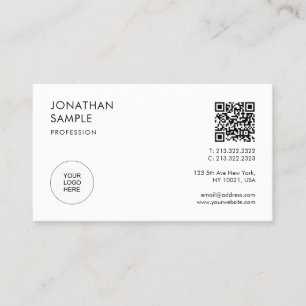 Carte De Visite Client Moderne Professionnel Élégant Minimaliste