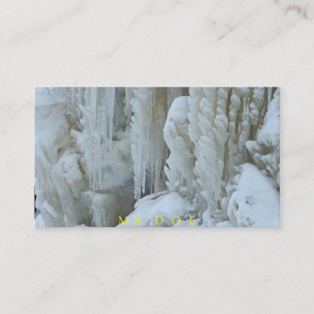 Carte De Visite Climatisation, Réfrigérateur Et Réfrigérateur À De (Devant)