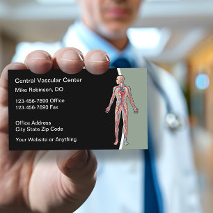 Carte De Visite Clinique de médecine ostéopathique veineuse vascul