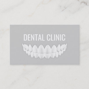 Carte De Visite Clinique de soins dentaires Thérapiste Dentistry G