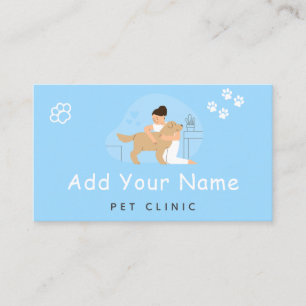 Carte De Visite Clinique de soins pour animaux de compagnie Hôpita