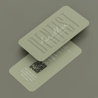 Carte De Visite Clinique esthétique dentaire dentaire dentaire Sag