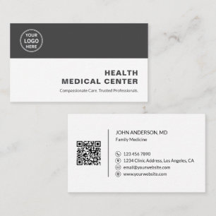 Carte De Visite Clinique Médicale Docteur Gray Professionnel