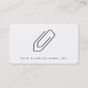 Carte De Visite Clip papier