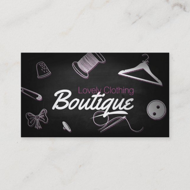 Carte De Visite Clothing Boutique (Devant)