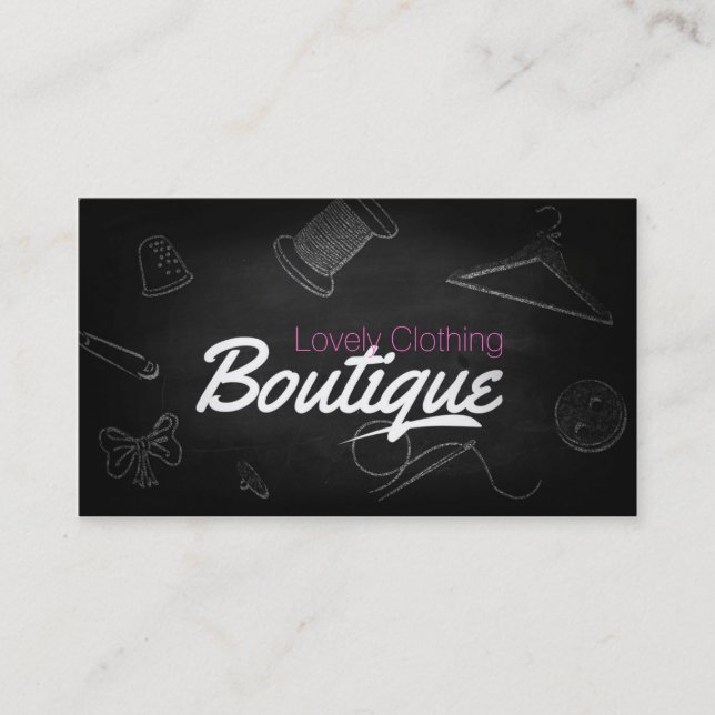 Carte De Visite Clothing Boutique (Devant)