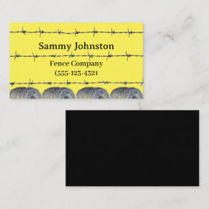 Carte De Visite Clôture avec fil Barb