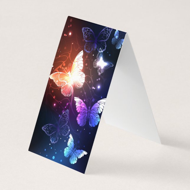 Carte De Visite Clowing Night Butterflies (Dos)