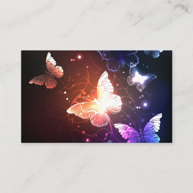 Carte De Visite Clowing Night Butterflies (Devant)