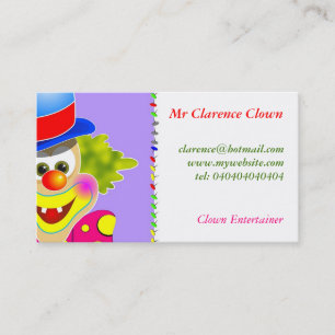 Carte De Visite Clown