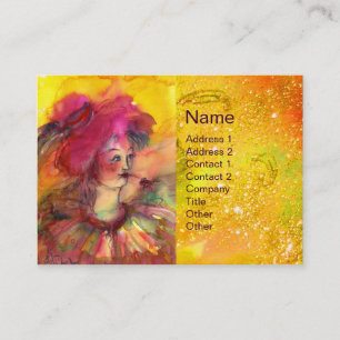 CARTE DE VISITE CLOWN PINKY