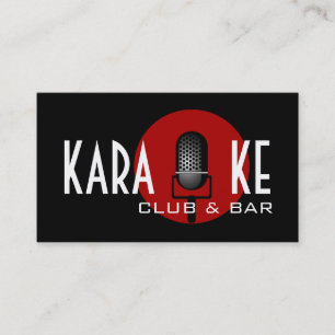 Carte De Visite Club de karaoké et animations de bar