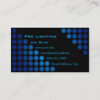 Carte De Visite Club DJ/carte de visite plus léger