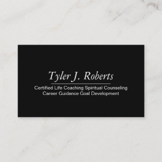 Carte De Visite Coach de vie Conseil spirituel Orientation profess