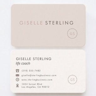 Carte De Visite Coach de vie Féminin Professionnel