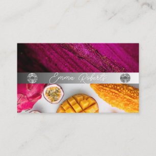 Carte de visite Coach Diamant Rose Marbre Argent
