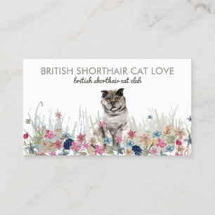 Carte De Visite Coach en affaires de chats Marque d'animaux de com