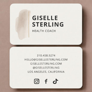 Carte De Visite Coach en santé