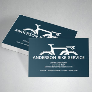 Carte De Visite Coaching de maintenance de réparation de vélos hau