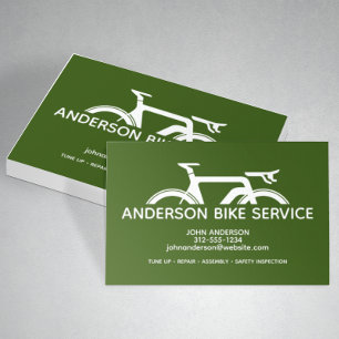 Carte De Visite Coaching de maintenance de réparation de vélos hau