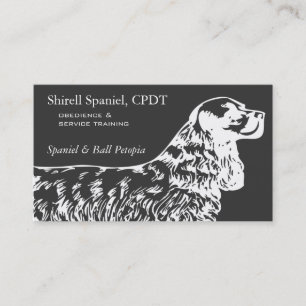 Carte De Visite Cocker Spaniel Chien Business
