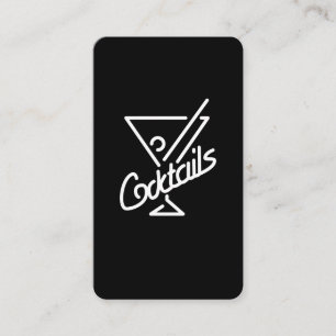 Carte De Visite Cocktails / Bartender