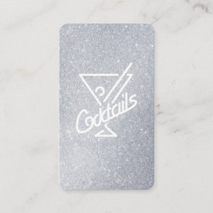 Carte De Visite Cocktails / Parties scintillant de glamour