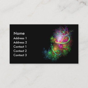 Carte De Visite Cocoon Design fractal