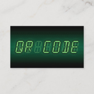Carte De Visite CODE DE QR : lecture numérique
