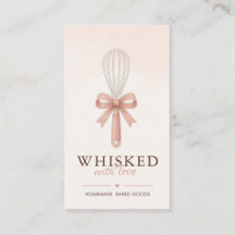 Code QR de boulangerie à domicile rose pâle élégan