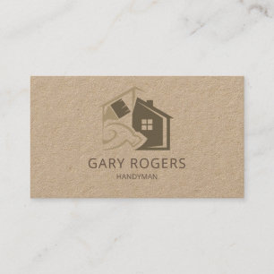 Carte De Visite Code QR de l'homme à tout faire pour la réparation