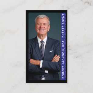 Carte De Visite Code QR de l'immobilier moderne Realtor