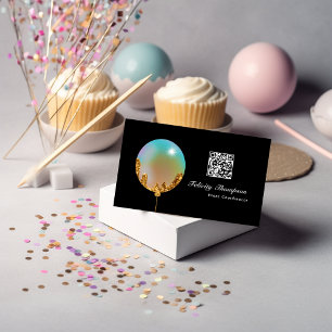 Carte De Visite Code QR de l'industrie de l'événement Ballons Arc-