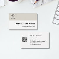 Code QR de logo de clinique dentaire professionnel