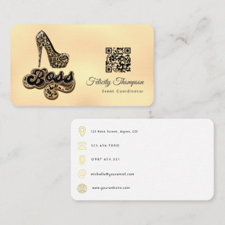 Carte De Visite Code QR de mode