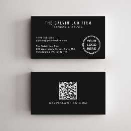Carte De Visite Code QR du logo de l'entreprise professionnelle Em