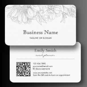 Carte De Visite Code QR du nom de l'entreprise d'art en ligne mini