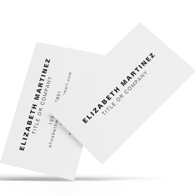 Carte De Visite Code QR Logo de l'entreprise Professionnel avant e (Créateur téléchargé)