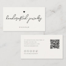 Code QR minimal moderne simple coeur