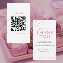 Code QR Minimaliste Rose Pailleté pour Avis