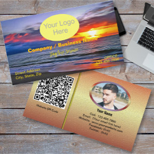 Carte De Visite Code QR Puerto Sunset 1739