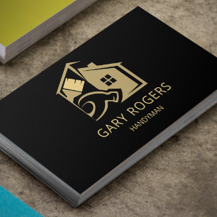 Carte De Visite Code QR Réparation à domicile homme à tout faire
