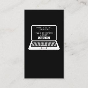 Carte De Visite Coding Fun Computer Engineer Funny Programmer